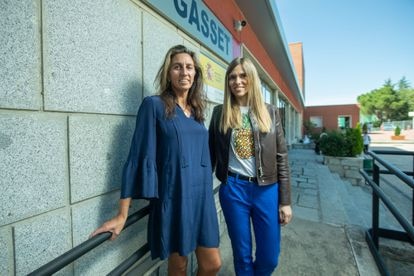 Leticia Mata (izq) y Lorena Valera, jefas de estudio de IES Ortega y Gasset. Centro de Alto Rendimiento Deportivo de Madrid.