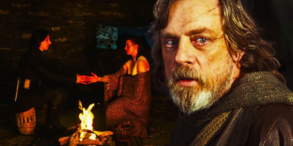 Cómo Luke Skywalker pudo ver la conexión de fuerza de Rey y Kylo Ren