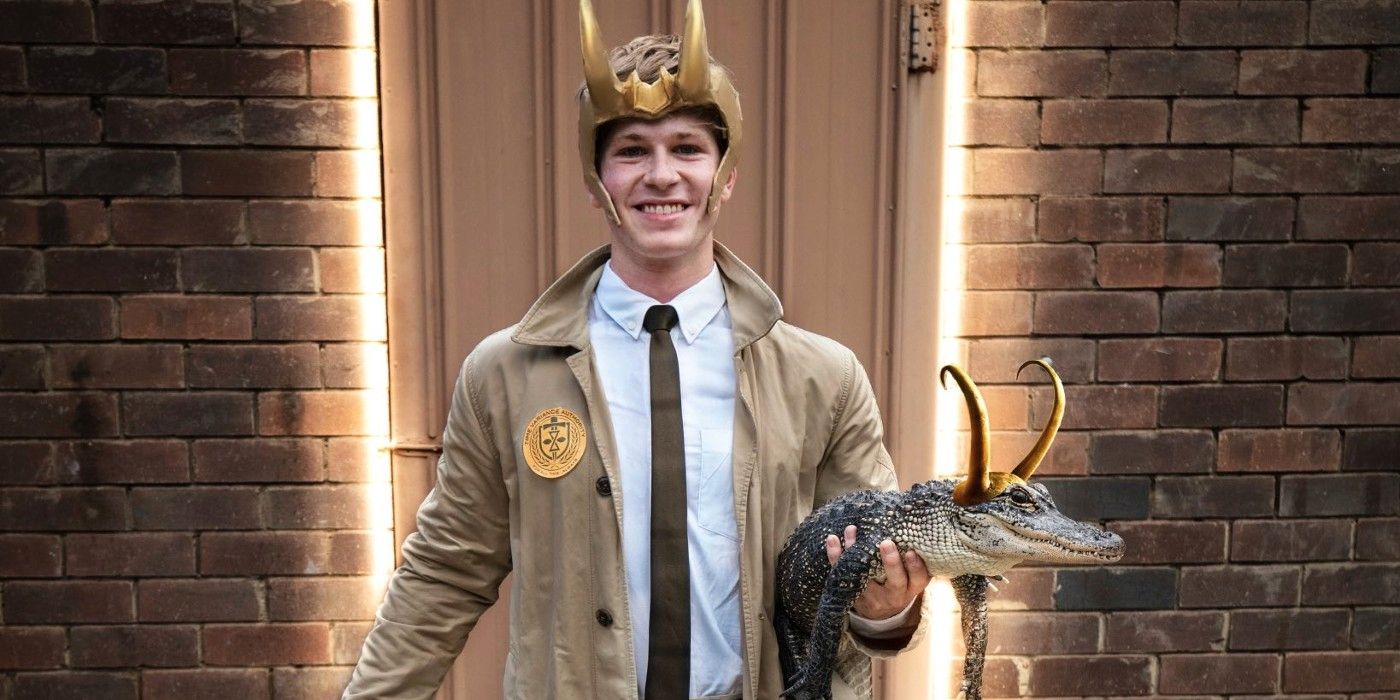 El hijo de Steve Irwin se viste como Loki con una variante de cocodrilo para Halloween