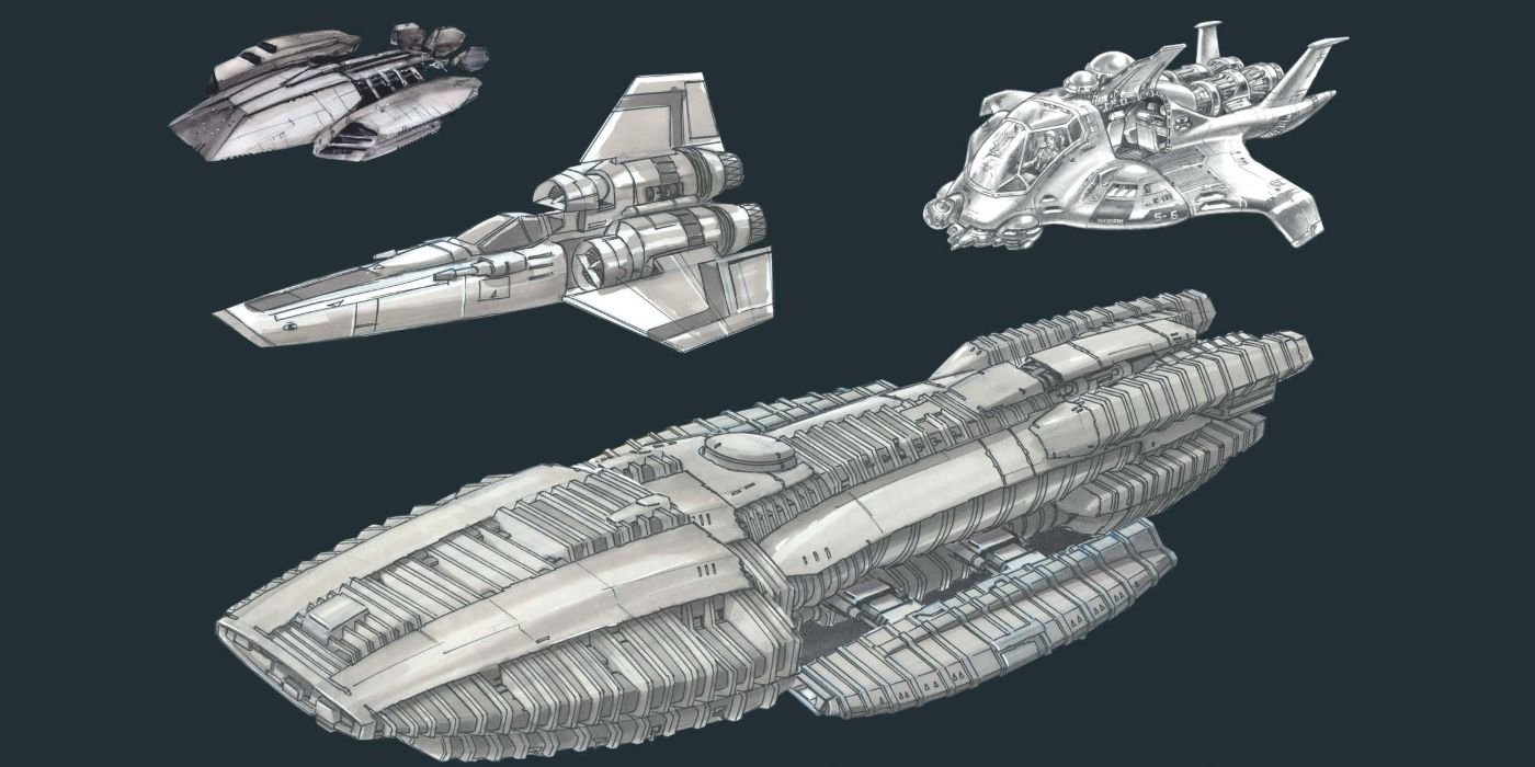 El libro de arte de Battlestar Galactica muestra el arte conceptual de Cylon Raider y Viper [EXCLUSIVE]