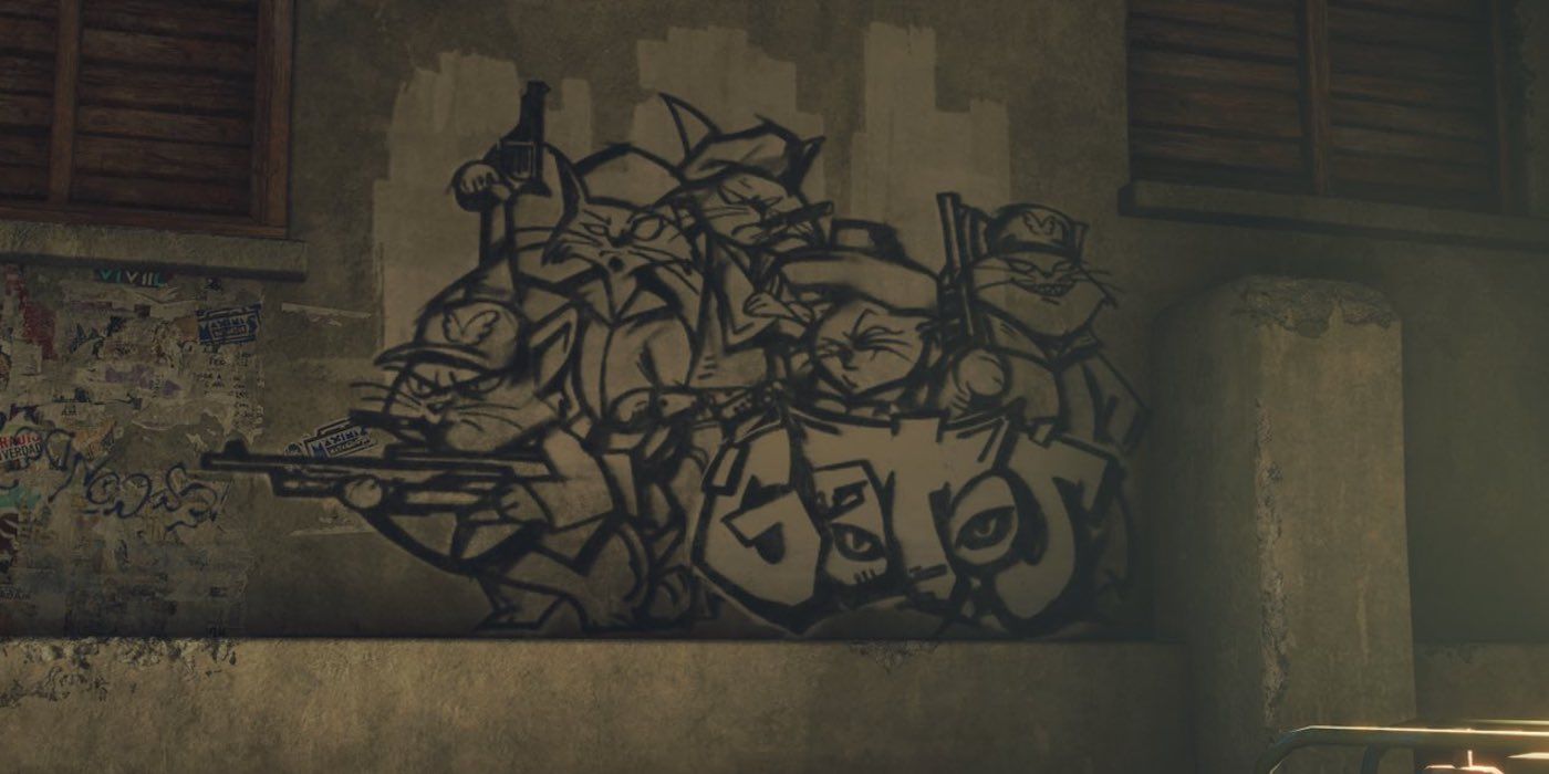 Far Cry 6 Graffiti rinde homenaje al gato fallecido del director