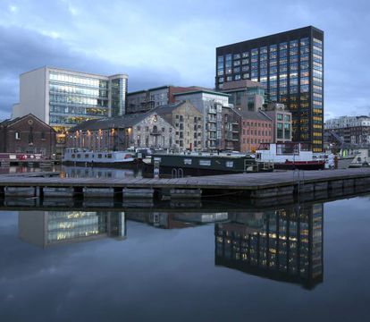 Vista de Silicon Docks, el área de Dublín en el que tienen su centro de operaciones grandes tecnológicas como Google, Facebook, Linkedin o Twitter.