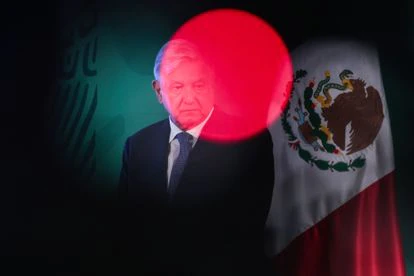 López Obrador, en el Palacio Nacional de México el pasado mes de mayo.  