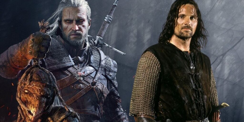 Los personajes de Witcher y El señor de los anillos disfrutan de Ales juntos en un fan art