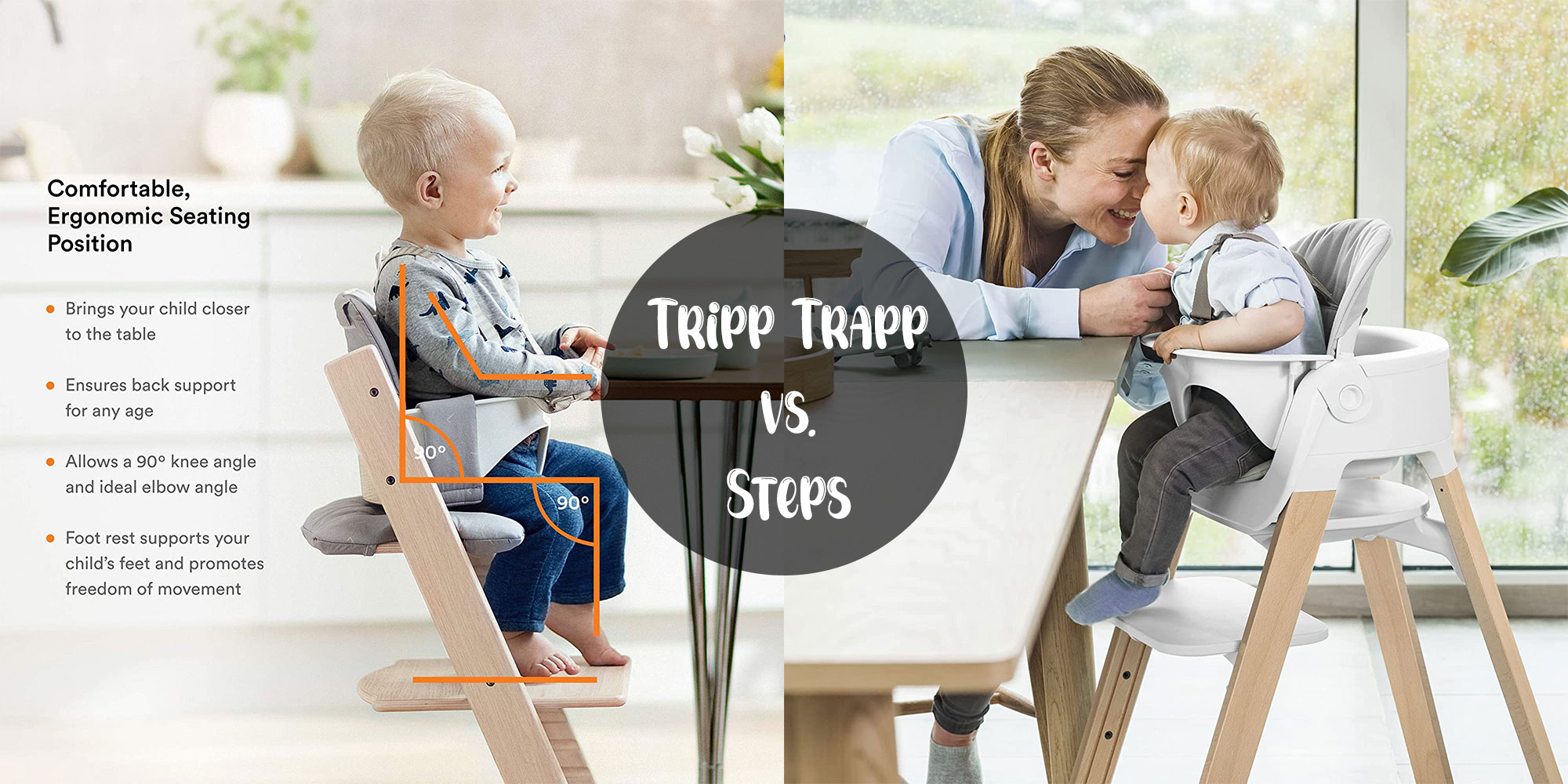 Stokke Tripp Trapp frente a Stokke Steps: qué silla elegir