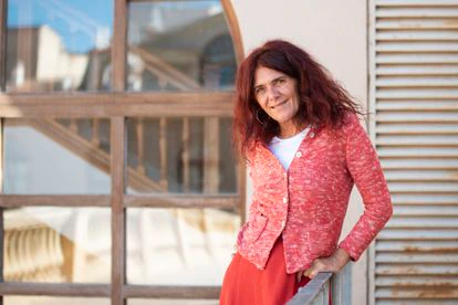 La profesora Teresa Vicente, en la Universidad de Murcia.