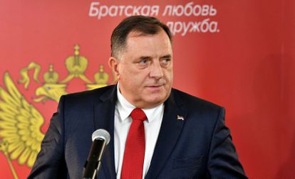 Milorad Dodik, en diciembre de 2020 en Sarajevo.