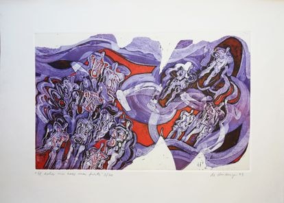 'El dolor nos hace más fuertes, 3/20, 1973', Alfredo de Vincenzo.