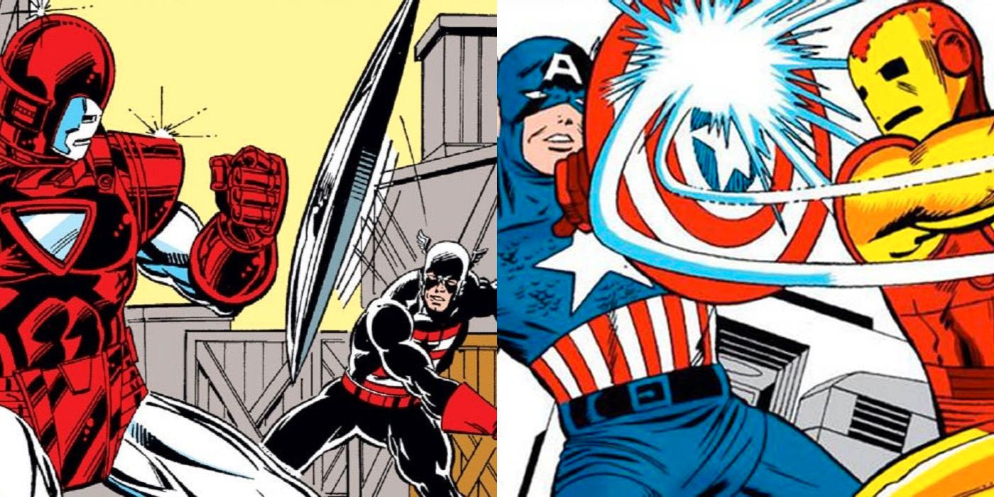 10 cosas que solo los fanáticos de los cómics saben sobre la amistosa rivalidad de Iron Man con el Capitán América