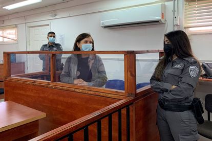 La trabajadora humanitaria española Juana Ruiz, el pasado lunes en el tribunal militar de Ofer, en Cisjordania.