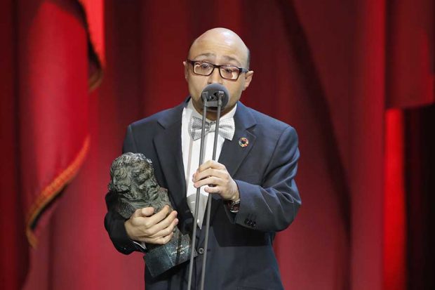 Jesús Vidal durante los Premios Goya 2019