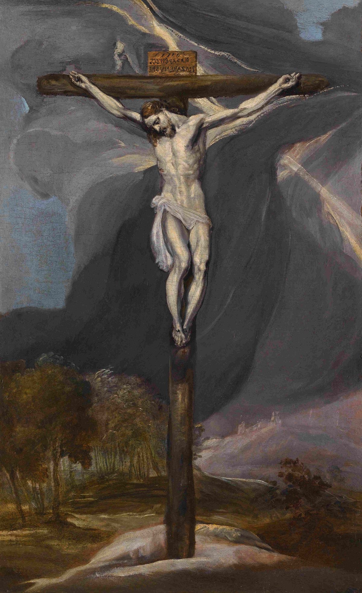 Una inscripción en la cruz: el valor del nuevo cuadro del Museo del Greco comprado por el Estado