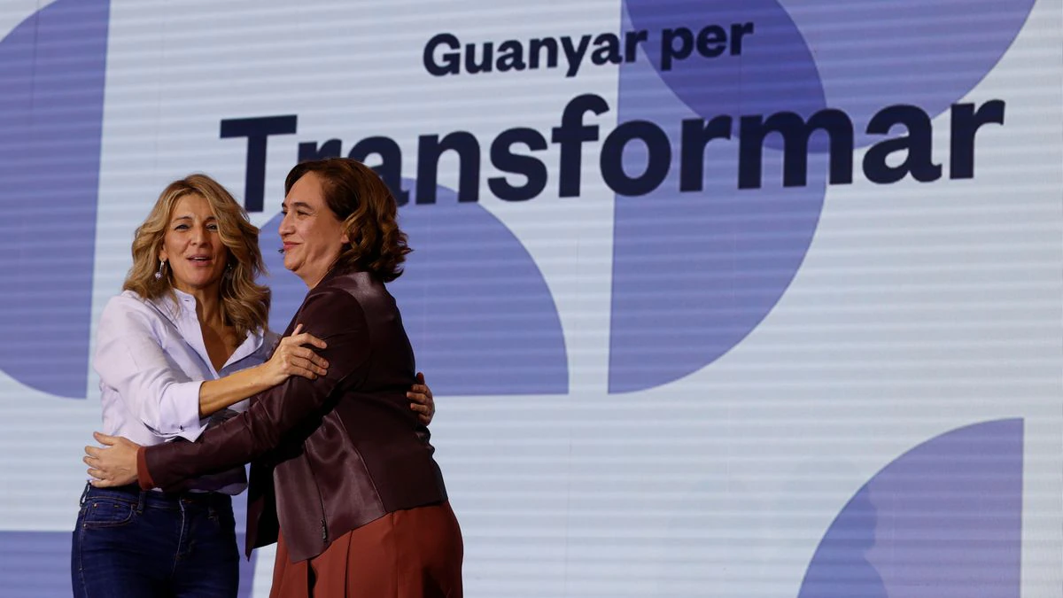 Ada Colau a Yolanda Díaz: “Nunca quisiste ser presidenta ni líder mundial, pero te ha tocado. España te necesita”