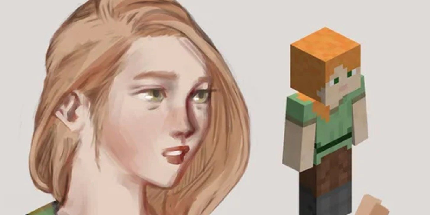 Alex de Minecraft reinventado como un aficionado y una heroína hermosa