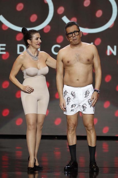 Silvia Abril y Andreu Buenafuente durante un momento de los Premios Goya