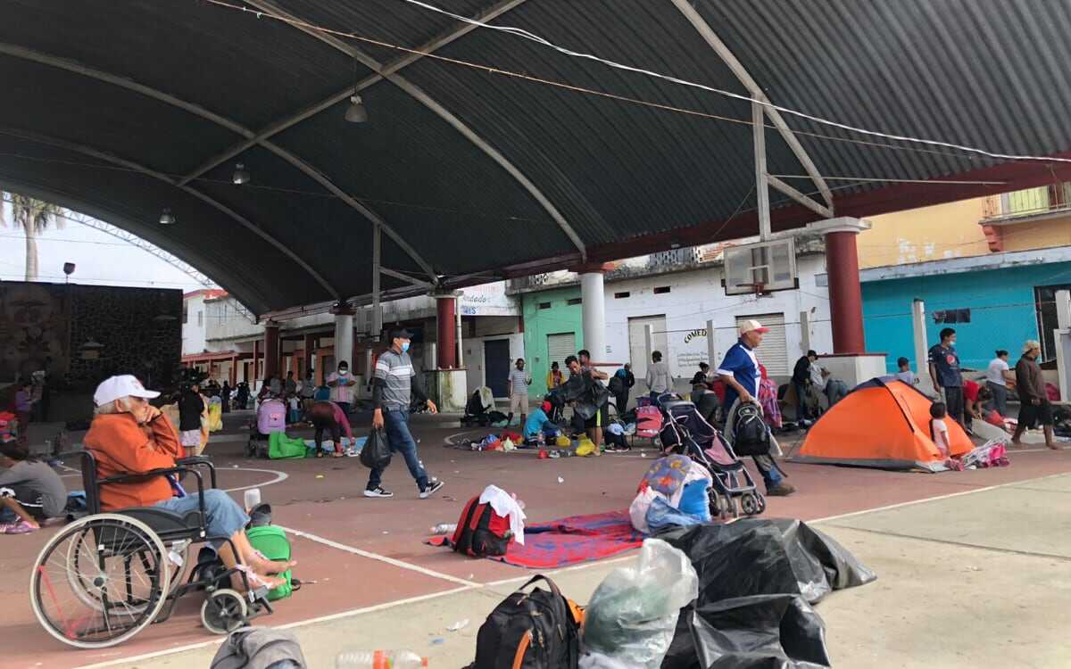 Caravana migrante avanza más de 180 kilómetros y ahora está en Matías Romero, Oaxaca