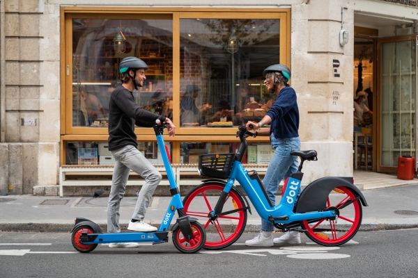 Dott lanza servicio de bicicletas compartidas en París