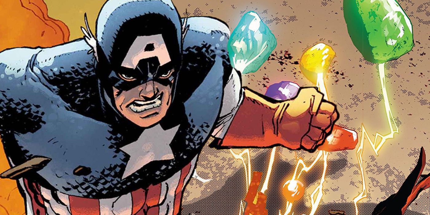 El Capitán América destruyó las piedras infinitas en los cómics (y lo olvidó)