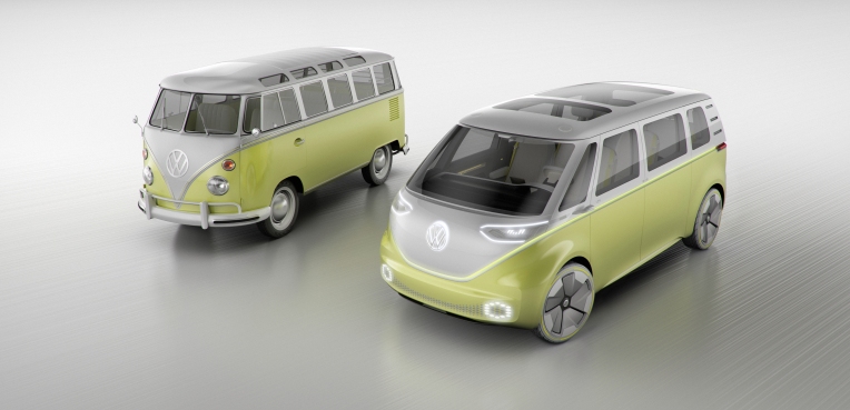 El concepto ID Buzz de Volkswagen es un microbús para la era de la conducción autónoma