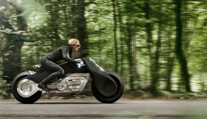 El concepto de motocicleta de BMW es tan inteligente que no necesitará un casco para conducirlo