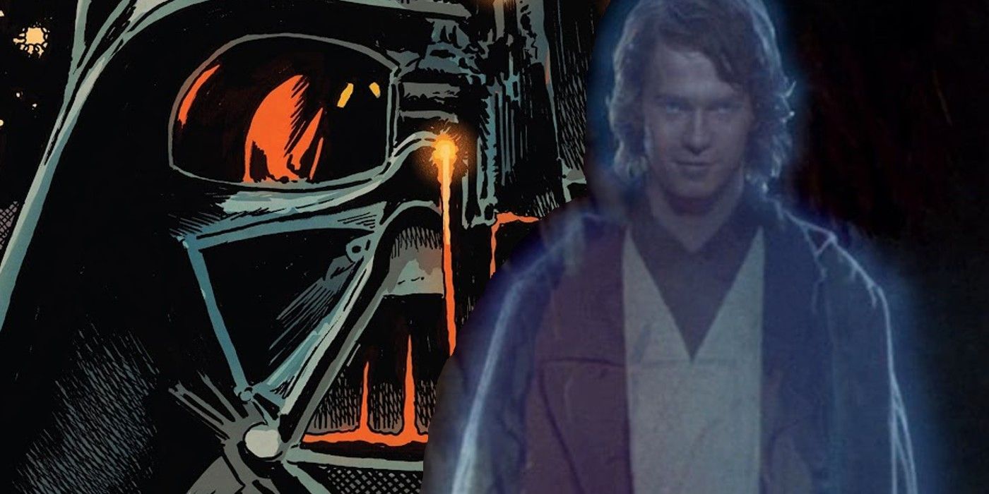 El fantasma de la fuerza de Anakin de Return of the Jedi es el Anti-Darth Vader