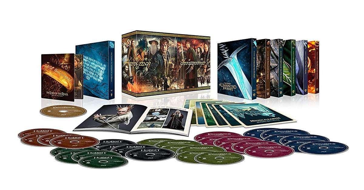El juego de caja de Blu-ray 4K UHD de la Tierra Media de 6 películas Ultimate Collector’s Edition está a la venta