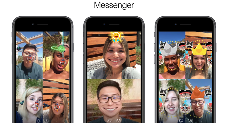 Facebook crea sus propios juegos de realidad aumentada para el video chat de Messenger
