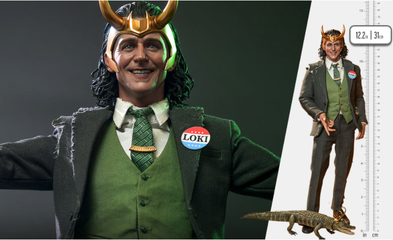 Figura de Hot Toys del presidente Loki con Alligator Loki revelada por Sideshow