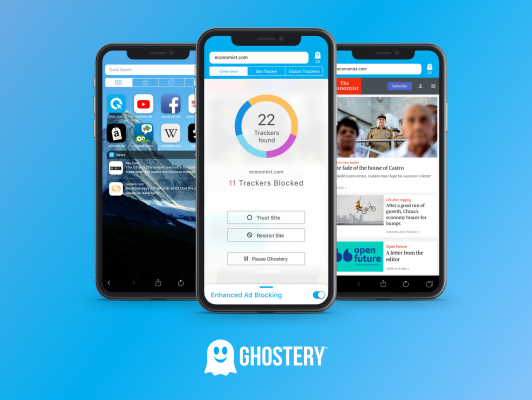 Ghostery renueva sus navegadores móviles centrados en la privacidad