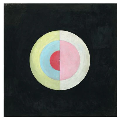 'The Swan, No. 16, Group IX/SUW' (1915), uno de los cuadros de Hilma af Klint expuestos en la muestra 'Mujeres de la abstracción' en el Guggenheim Bilbao.