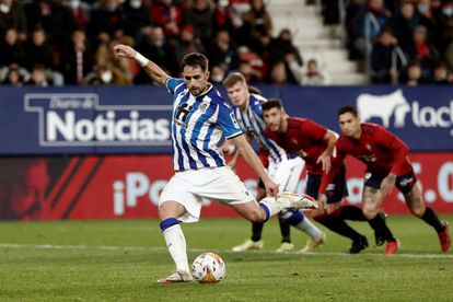 Januzaj dispara el penalti que supuso el 0-2.