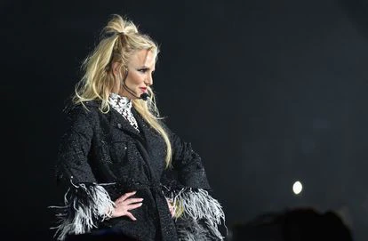 La cantante Britney Spears, durante un concierto en Los Ángeles en 2016.