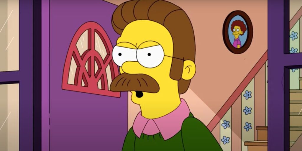 Los Simpson parodias los dramas criminales de Netflix en el tráiler de Flandes serio