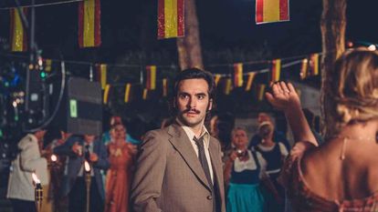 El actor Ricardo Gómez, en la película 'El sustituto', ambientada en Dénia.