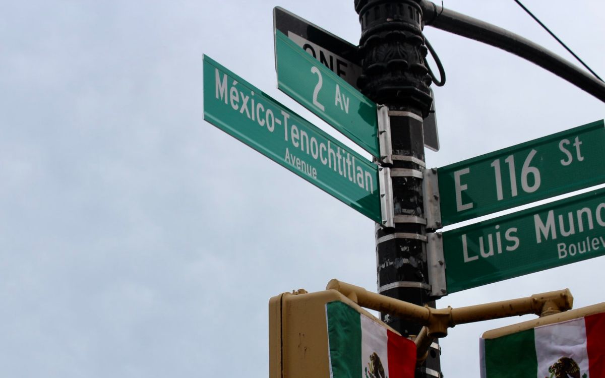Nombran avenida México-Tenochtitlan en Nueva York