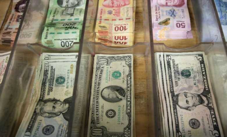 Peso pierde levemente frente al dólar; Bolsa Mexicana cierra jornada errática