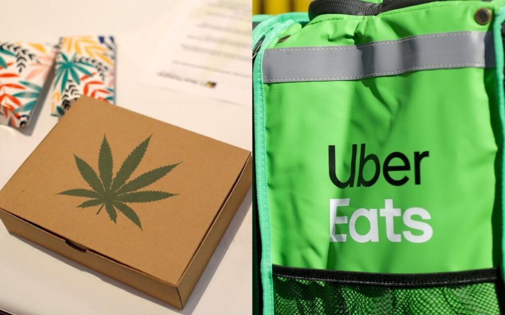 Pida su cannabis... ¡en Uber Eats!