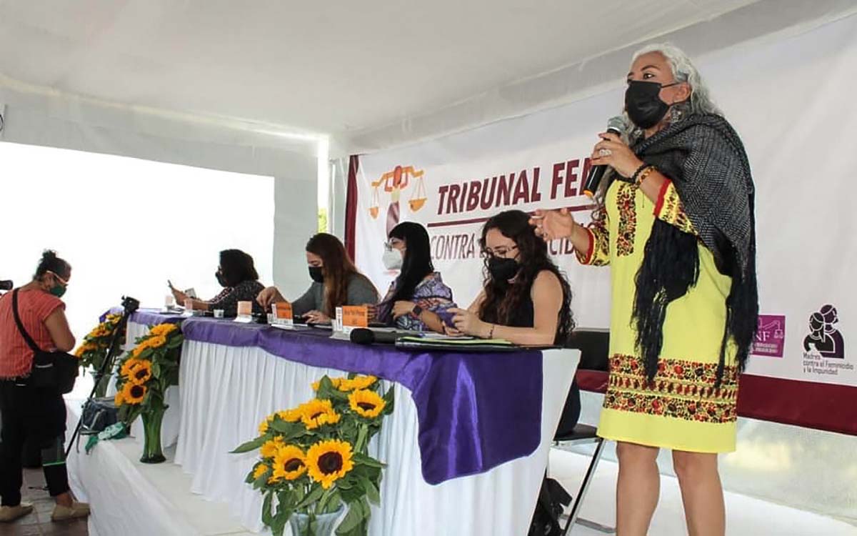 Realizan ‘Tribunal Feminista’, acto ciudadano contra el feminicidio en Oaxaca