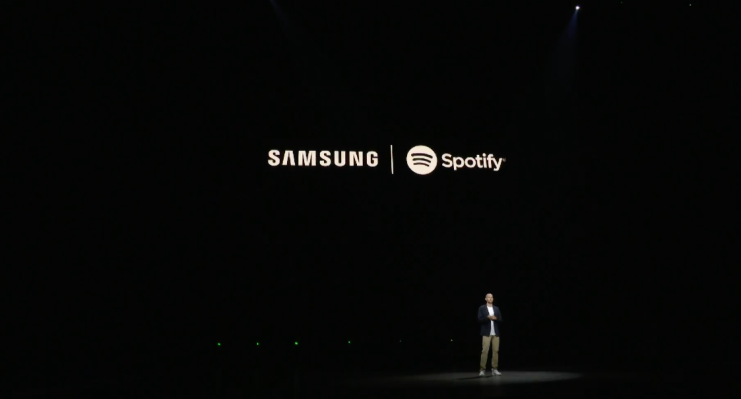 Samsung anuncia Spotify como su socio favorito de música