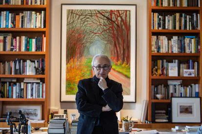 El neurocientífico Antonio Damasio, en su casa de Los Ángeles este jueves.