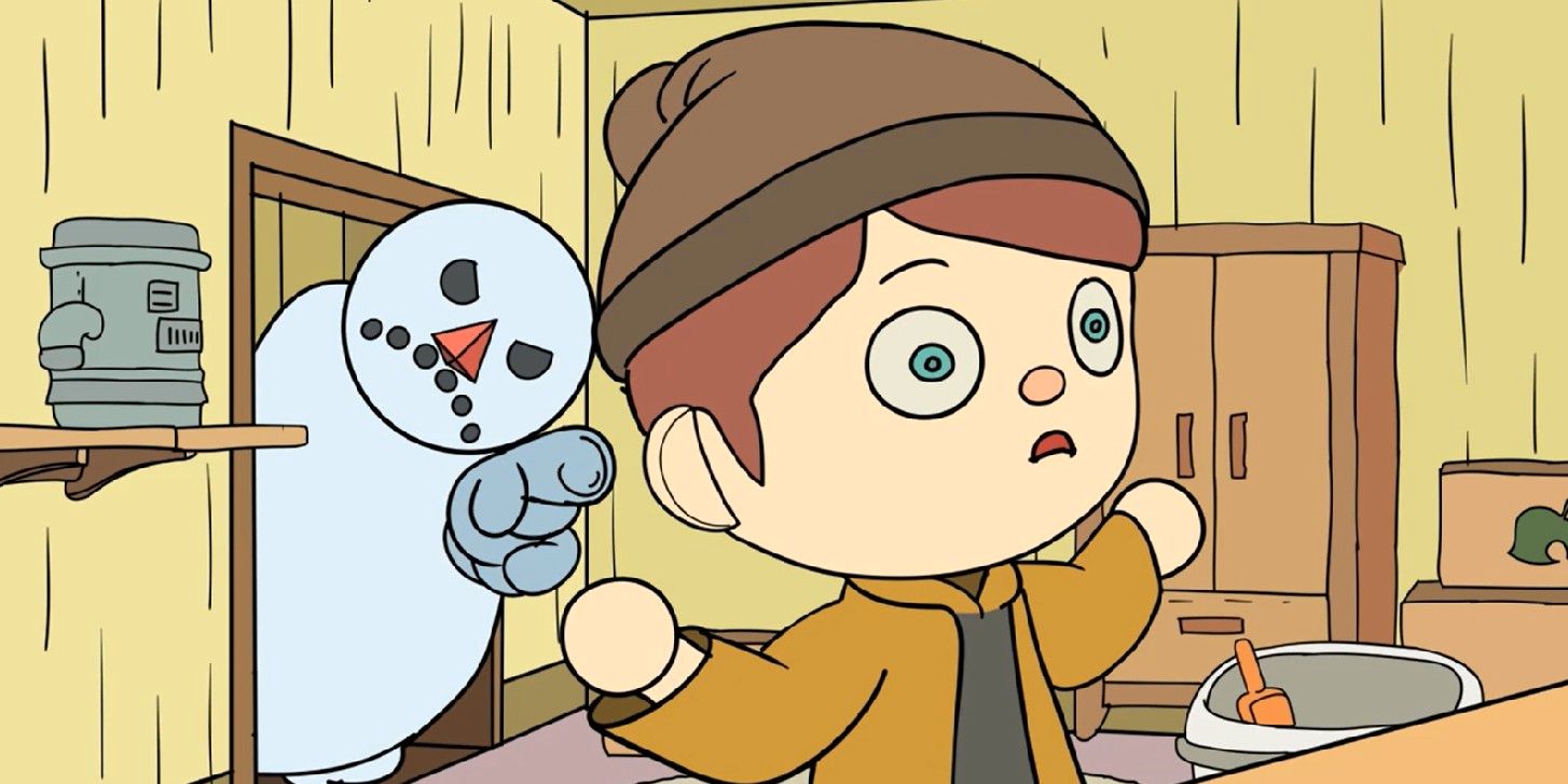 ACNH Snowboy se convierte en un matón mal construido en un divertido cortometraje animado