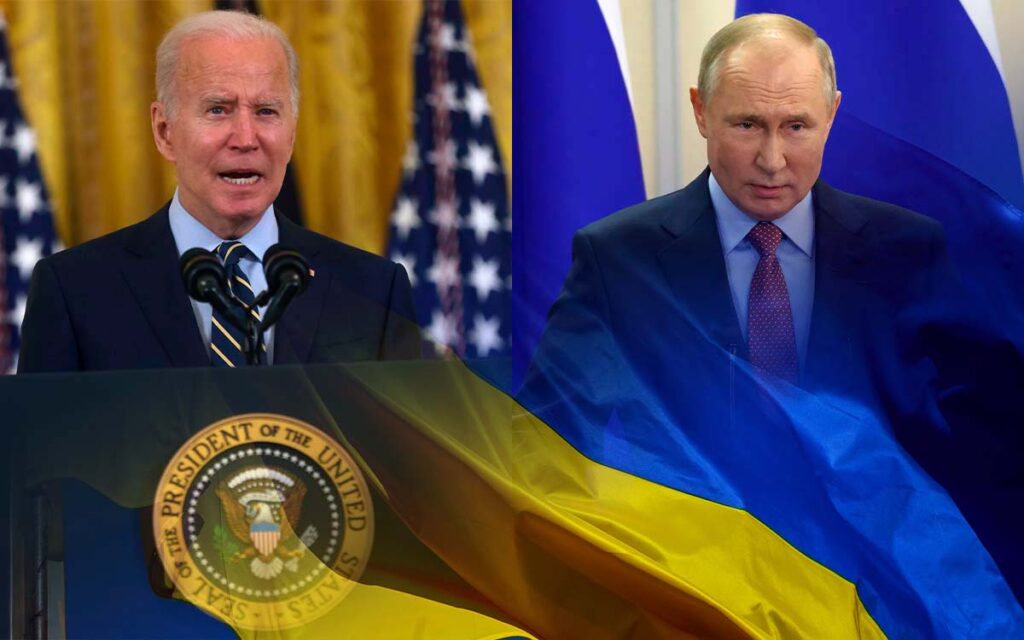 Advierte Biden a Putin un 'alto precio' a pagar por posible desplazamiento hacia Ucrania