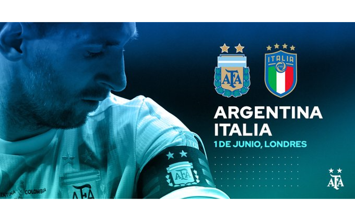 Argentina e Italia se medirán en la “Finalísima’ | Tuit