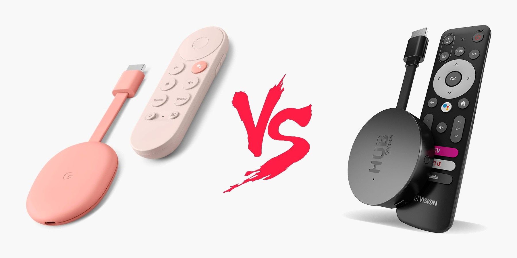 Chromecast con Google TV vs.  T-Mobile TVision HUB