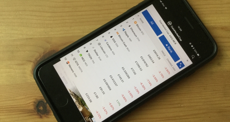 CoinMarketCap lanza su primera aplicación móvil para rastrear los precios de las criptomonedas