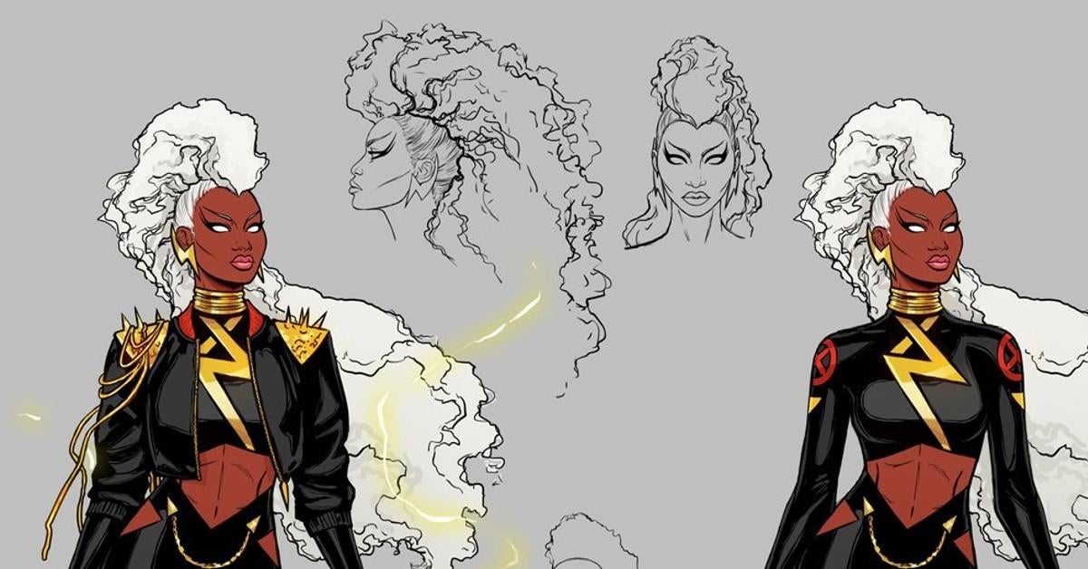 El artista de X-Men Russell Dauterman revela los diseños de personajes para el nuevo disfraz de Storm