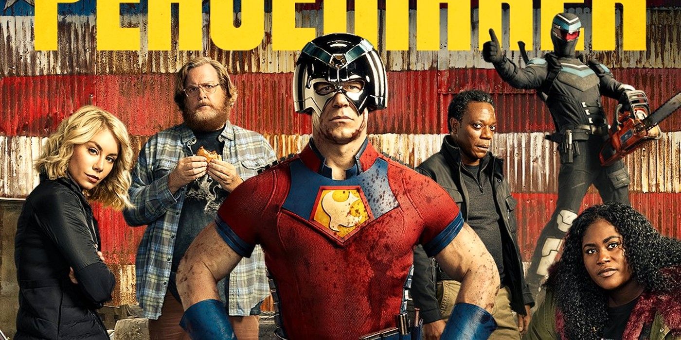 El cartel del pacificador muestra al equipo del programa de superhéroes de James Gunn juntos