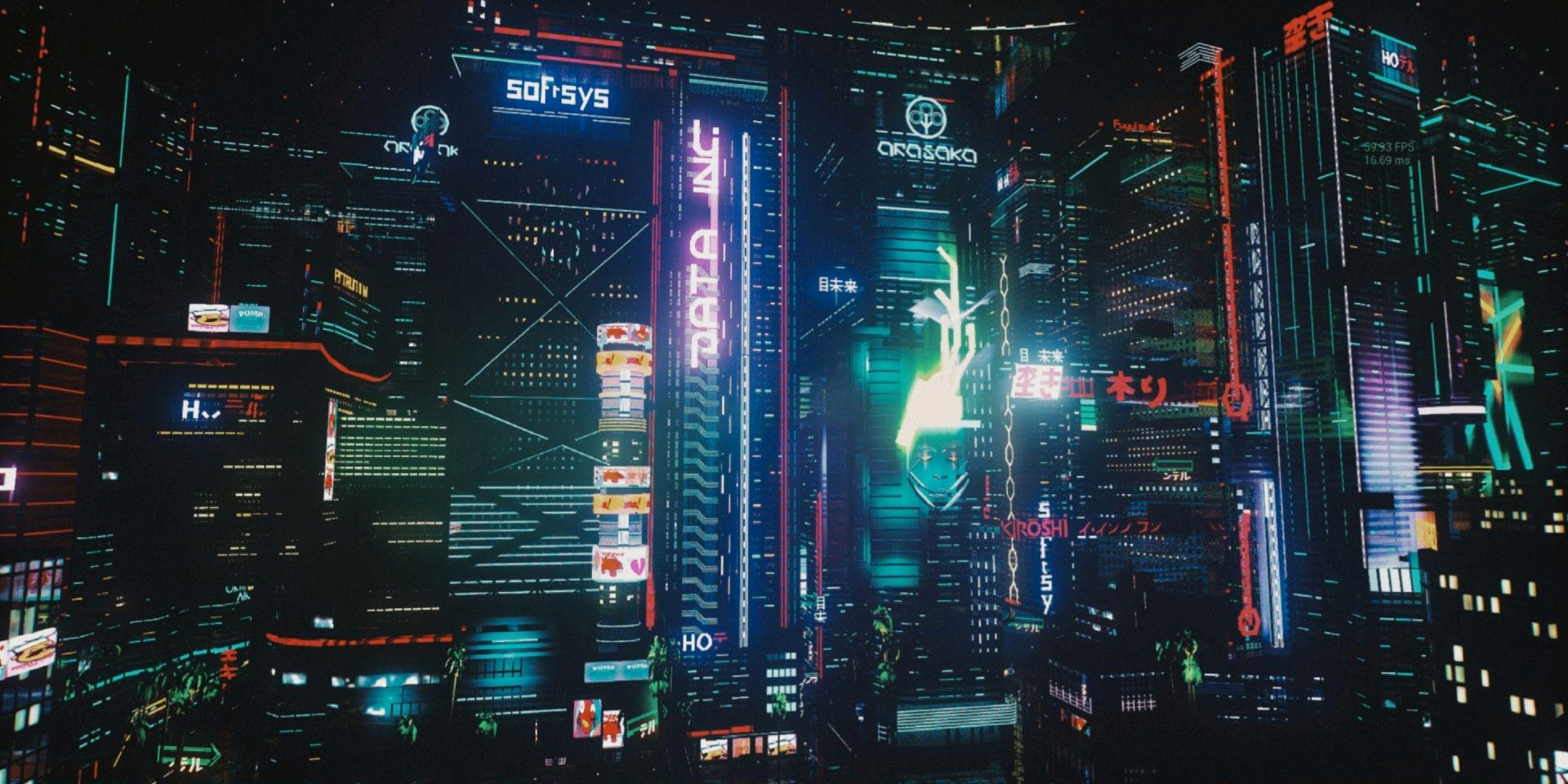 El jugador creativo de Fortnite reconstruye la ciudad nocturna de Cyberpunk 2077