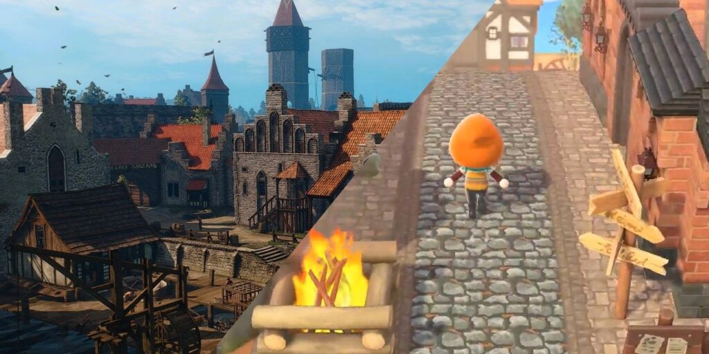 El jugador de Animal Crossing muestra la construcción de la ciudad inspirada en The Witcher 3