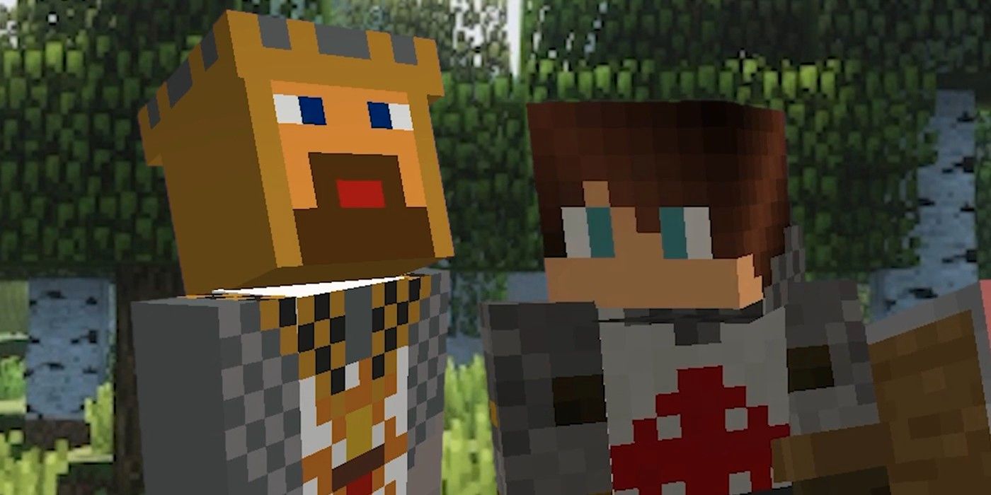 El jugador de Minecraft recrea la escena de burla francesa de Monty Python